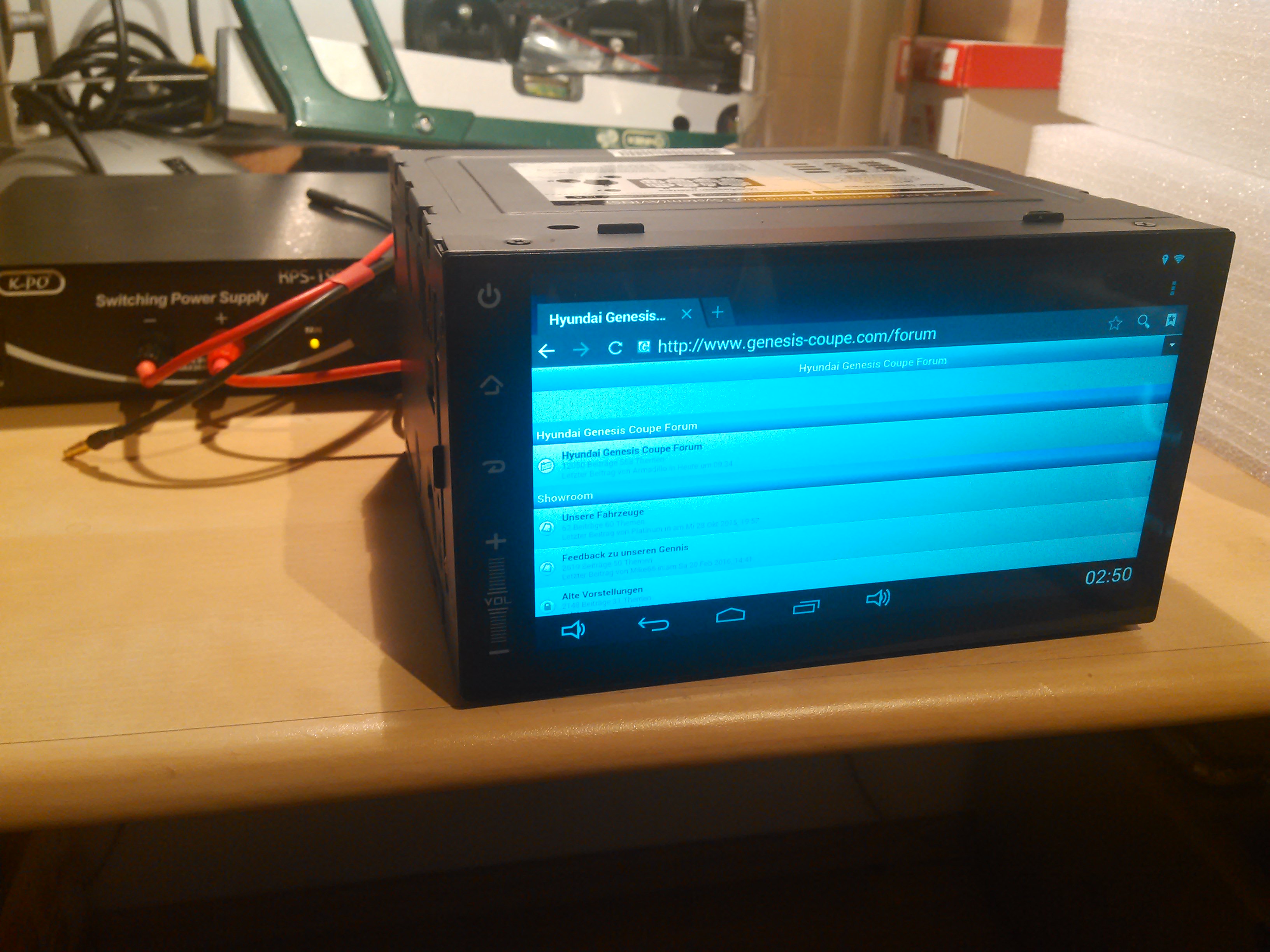 Radio mit Android als Betriebssystem Action